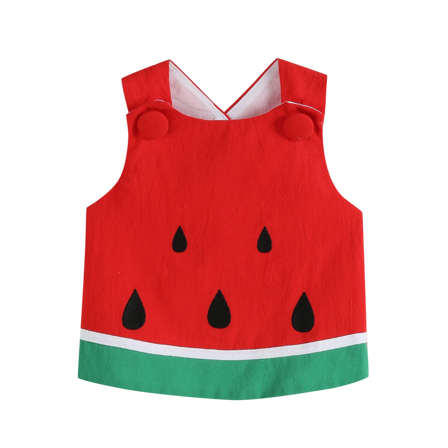 Red and Green Watermelon Top and Bloomers