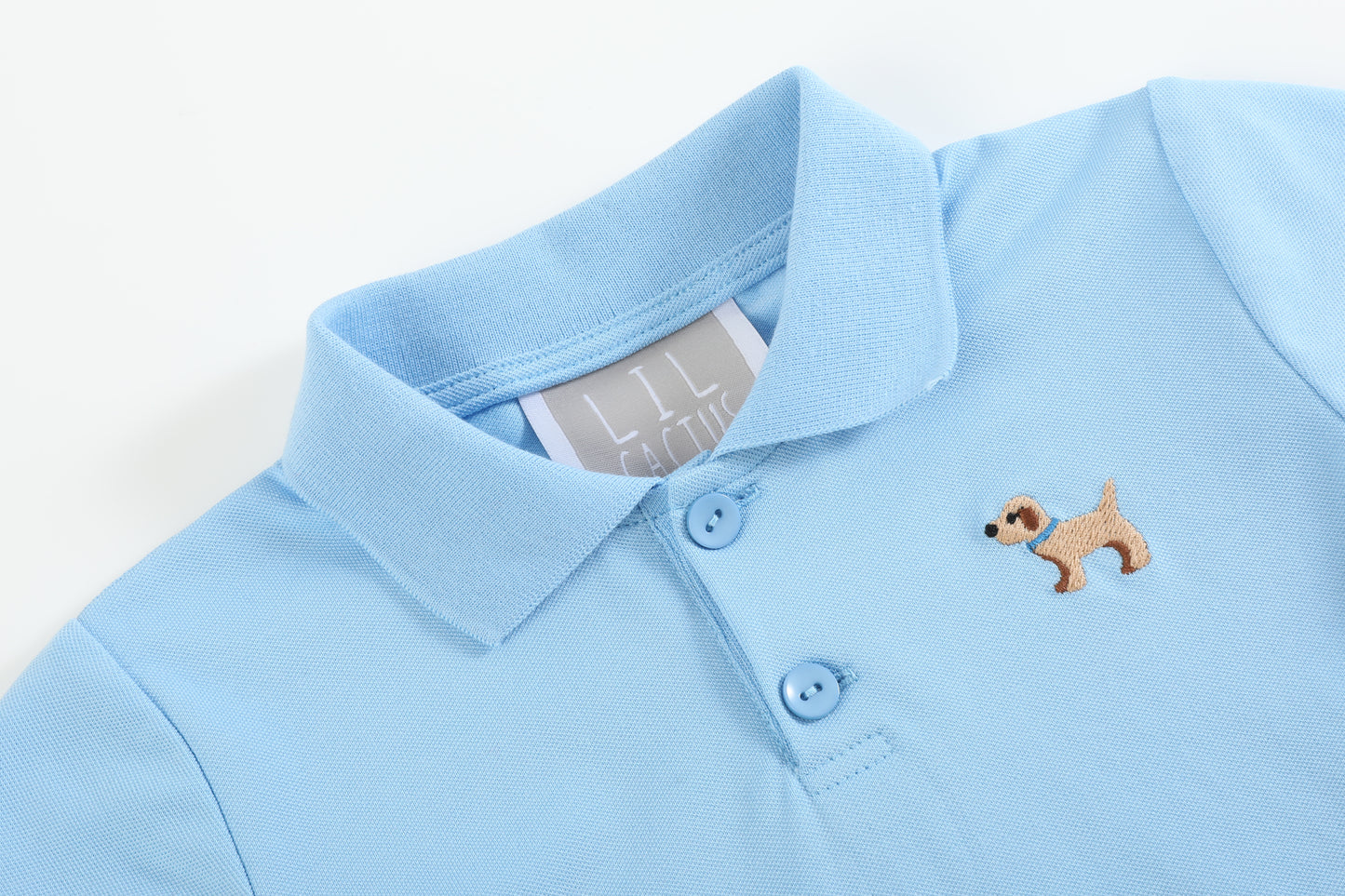Blue Puppy Golf Shirt