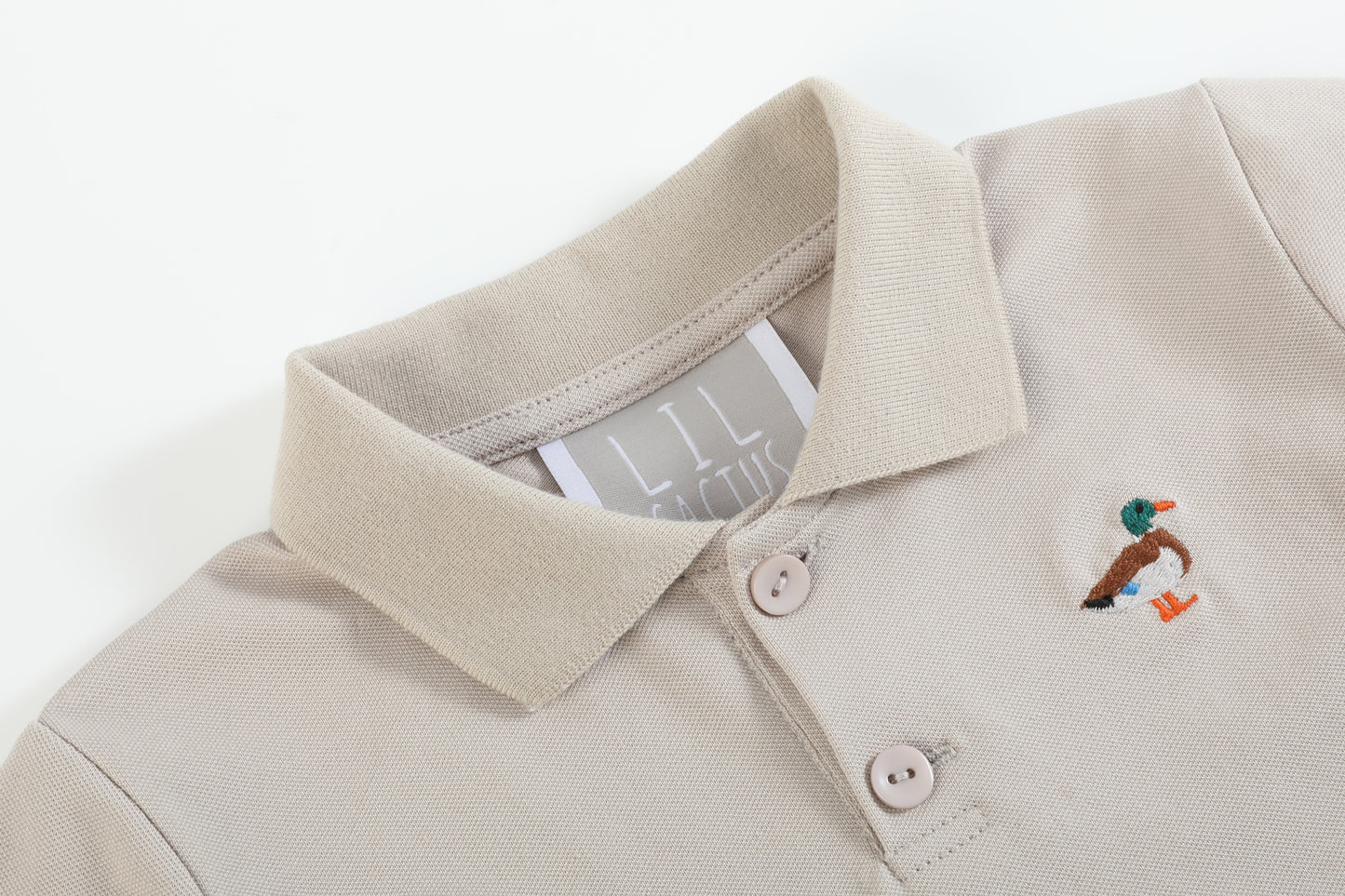 Light Brown Mallard Golf Polo Shirt