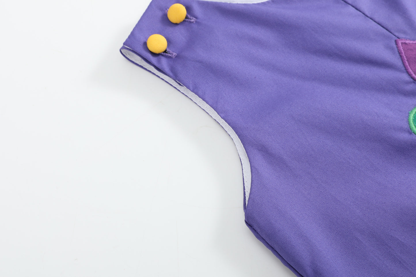 Purple Mardi Gras Shortalls
