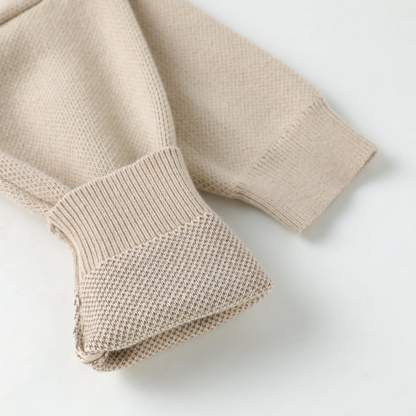 Sand Beige Football Sweater