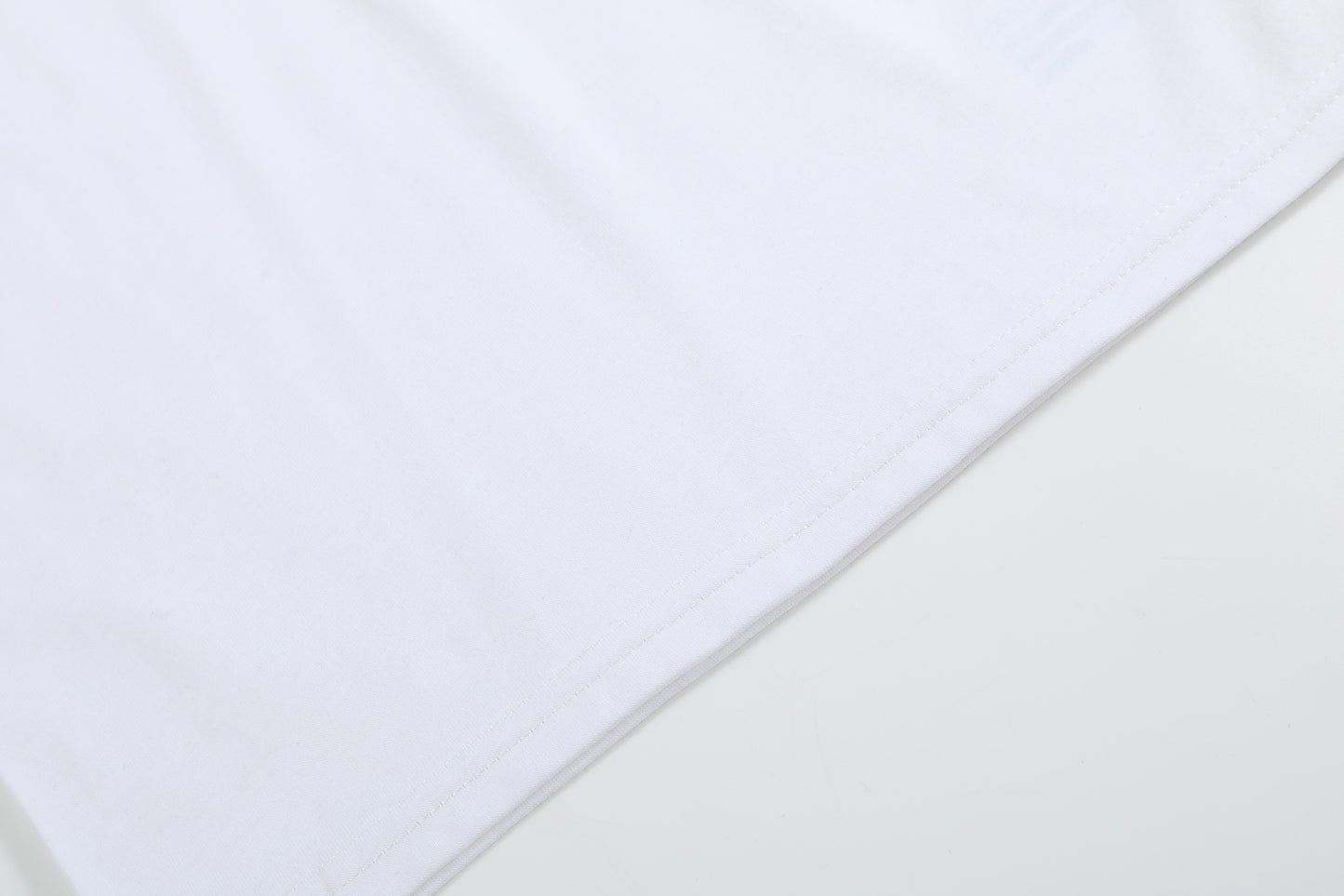 White Cotton Layering Girls Shirt