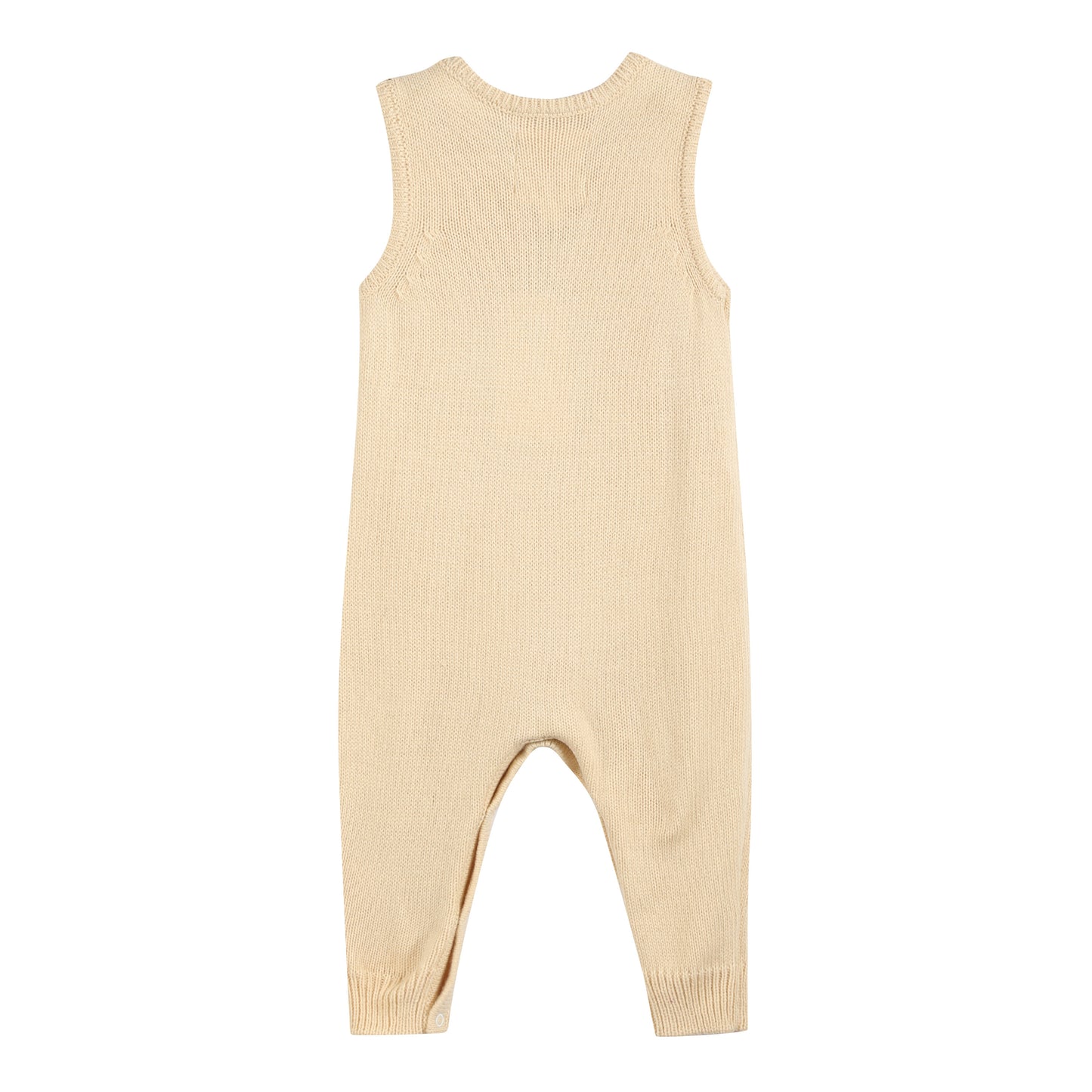 Light Brown Pumpkin Knit Romper