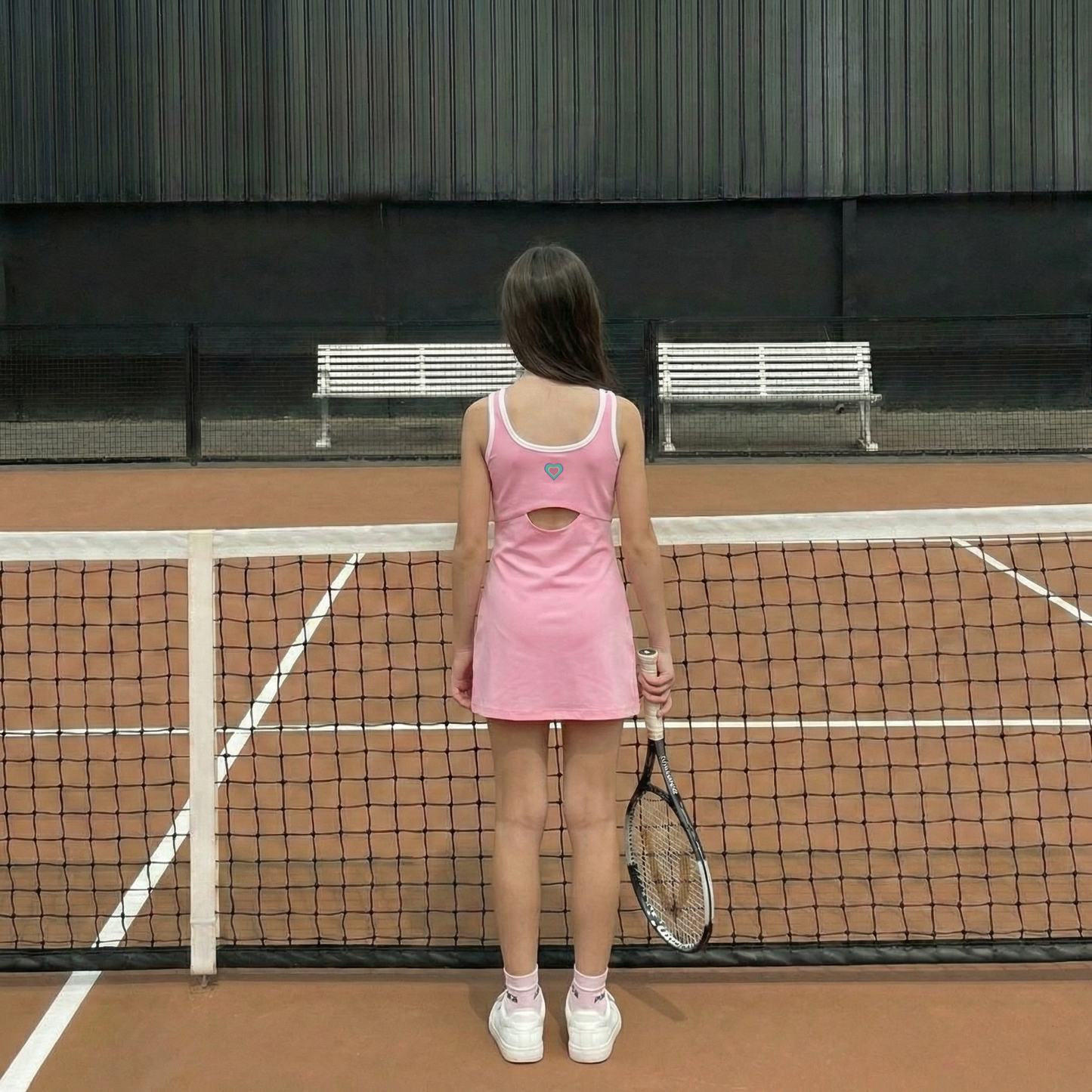 FlipZy - Pink/White Tennis Dress