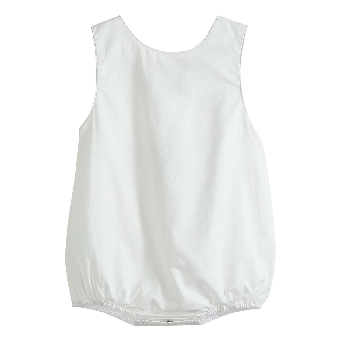 Classic White Bubble Romper