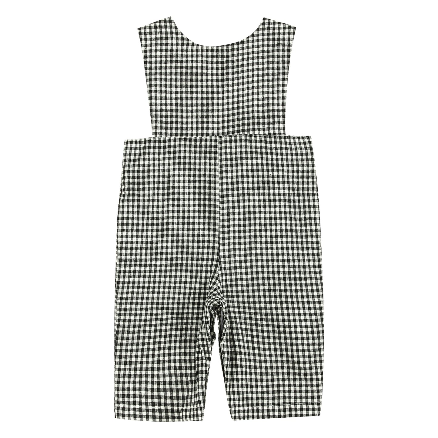 Black Gingham Pumpkin Smocked Jon Jons