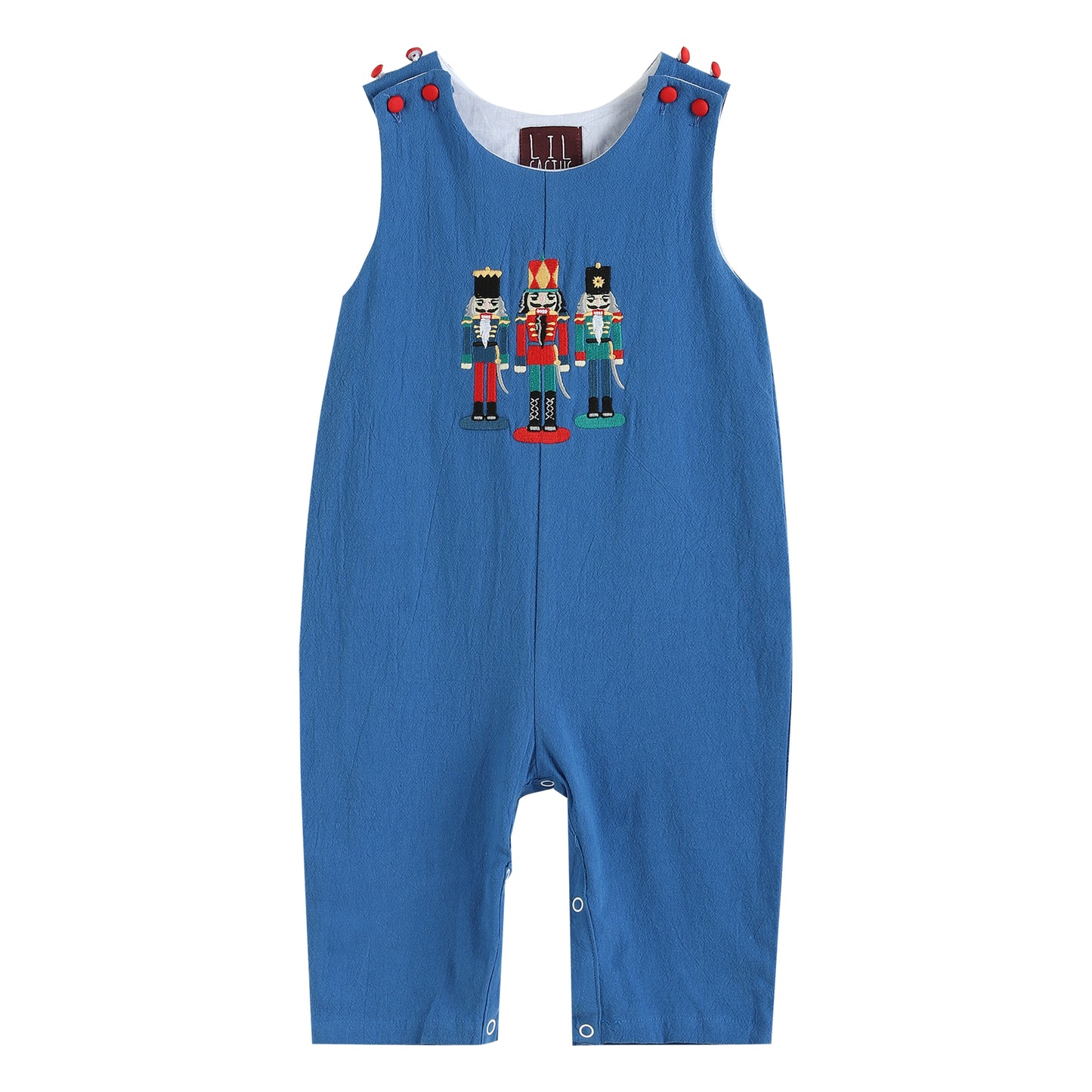 Royal Blue Nutcracker Overalls
