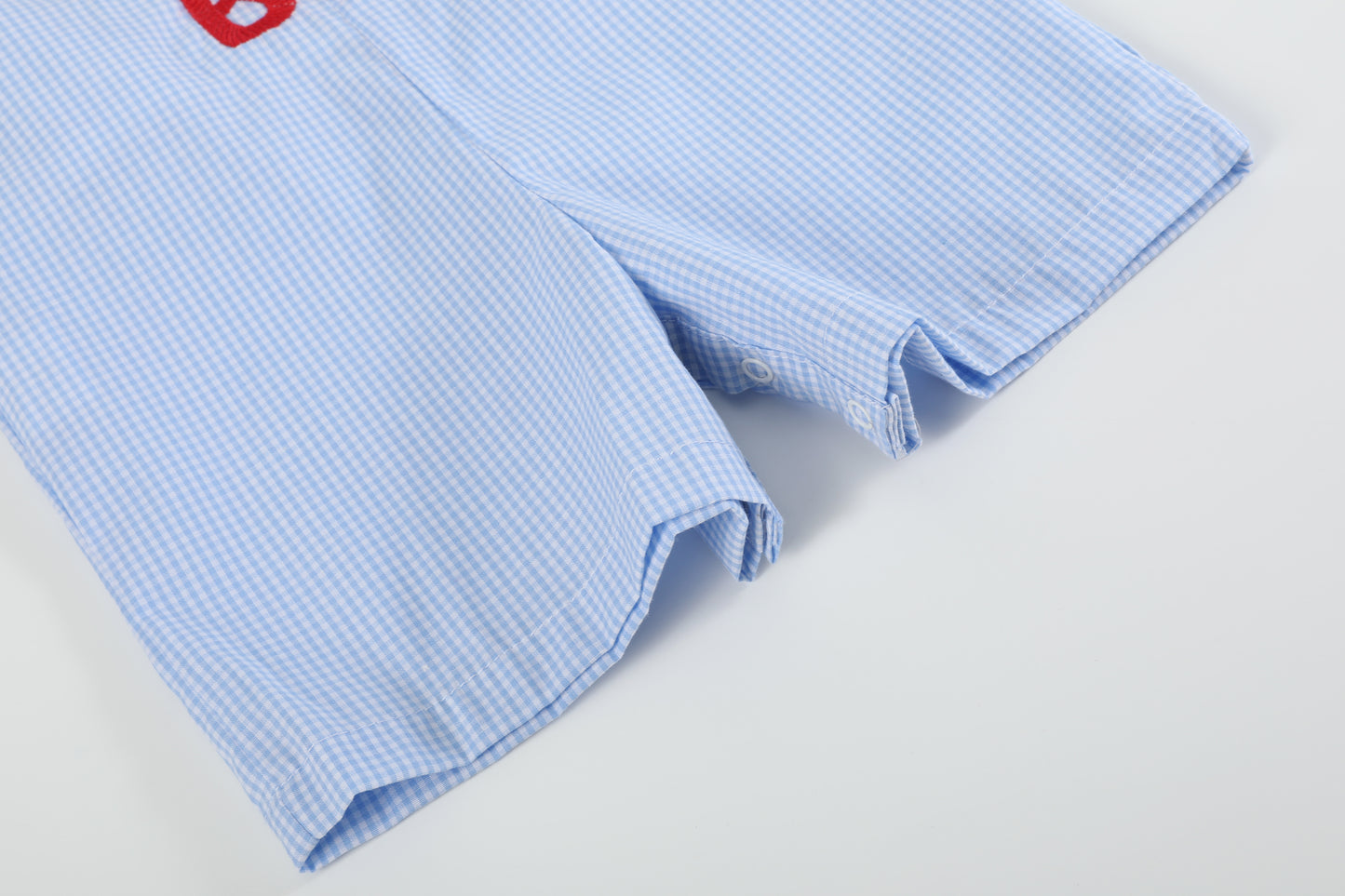 All Amercan Boy' Blue Gingham Shortalls