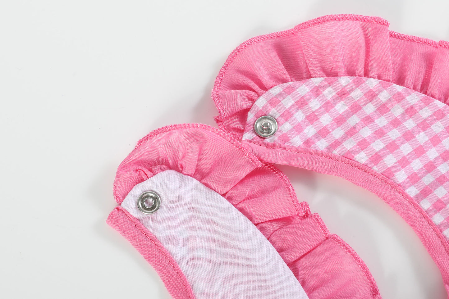 Pink Gingham 'Birthday Girl' Bib