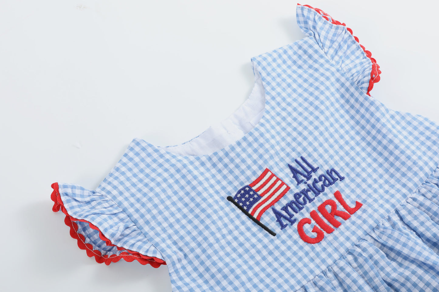 All American Girl' Blue Gingham Dress