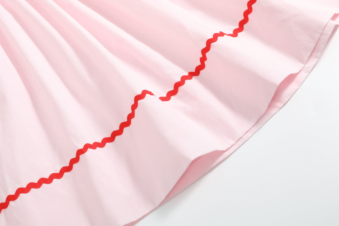 Pink Christmas Smocked Bishop Dress