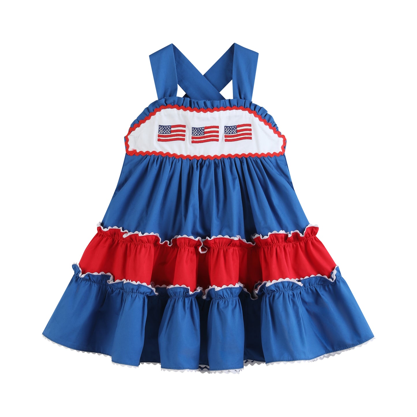 USA Flag Layered Sundress