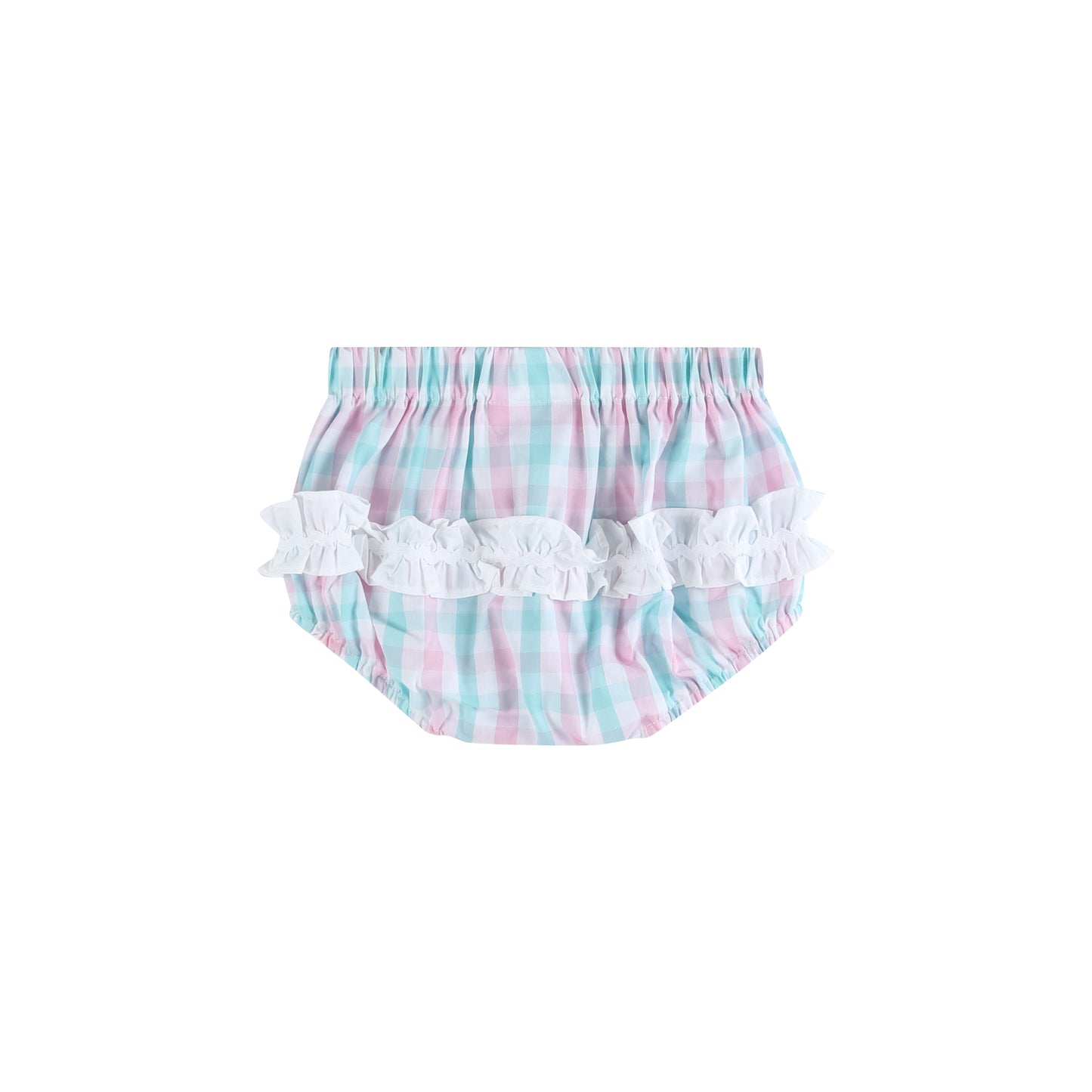 Pink Flower Smocked Bloomers