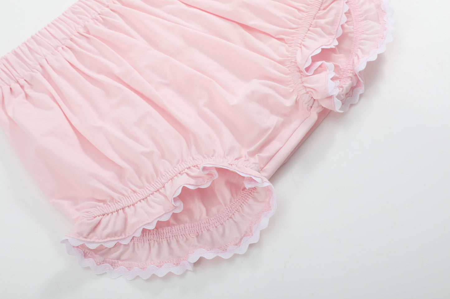 Pink Lil Sister Smocked Dress and Bloomer Set