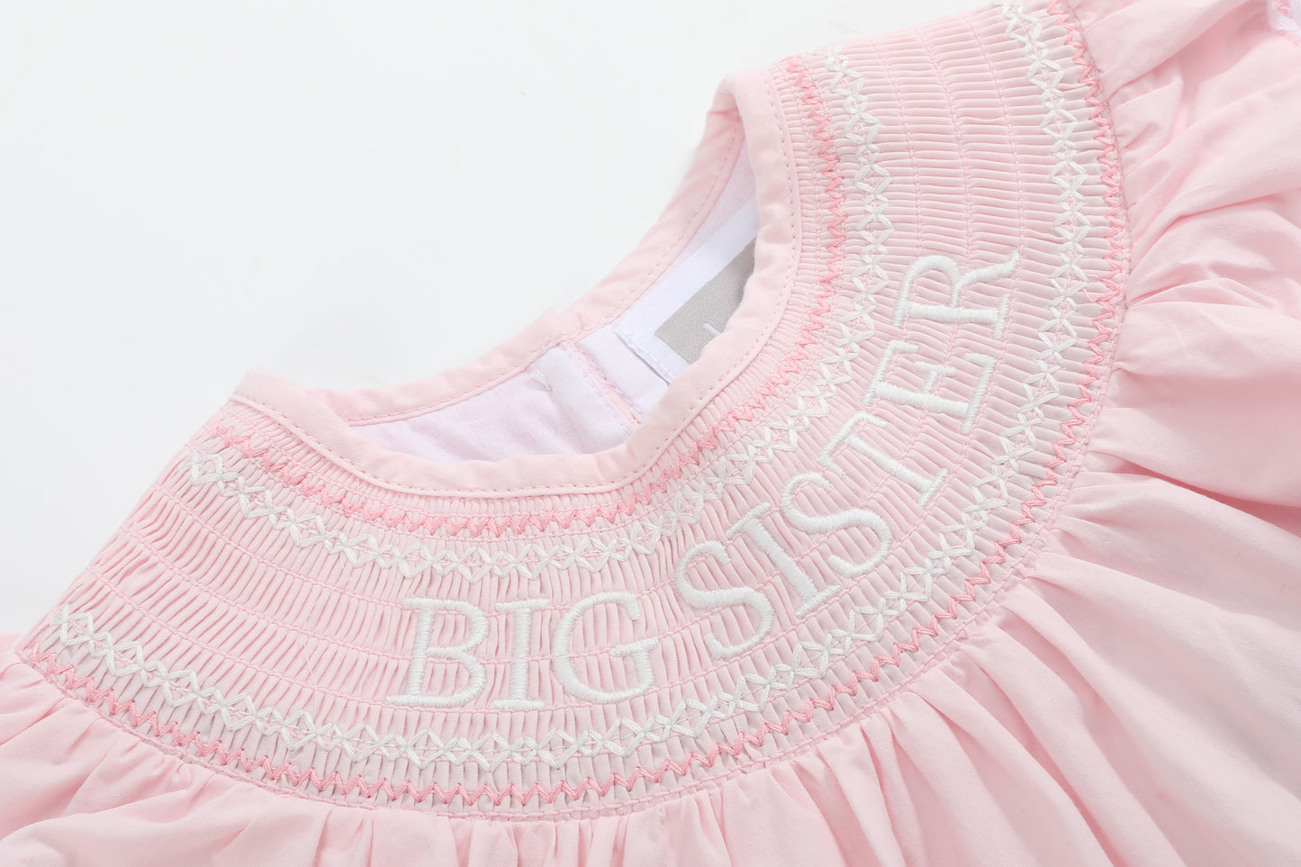 Pink Lil Sister Smocked Dress and Bloomer Set