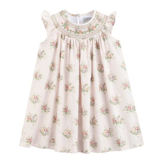 Heritage Custom Rose Smocked Bishop Dress