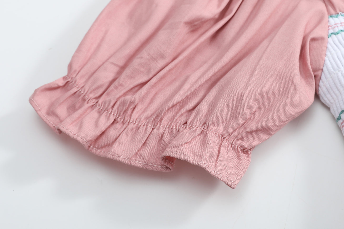 Heritage Rose Ruffle Smocked Dress