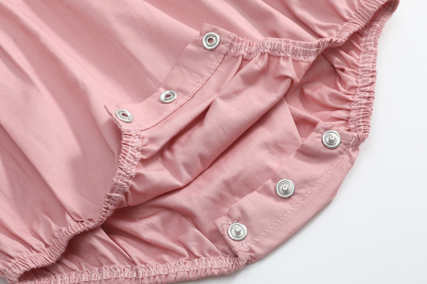 Heritage Rose Ruffle Smocked Romper