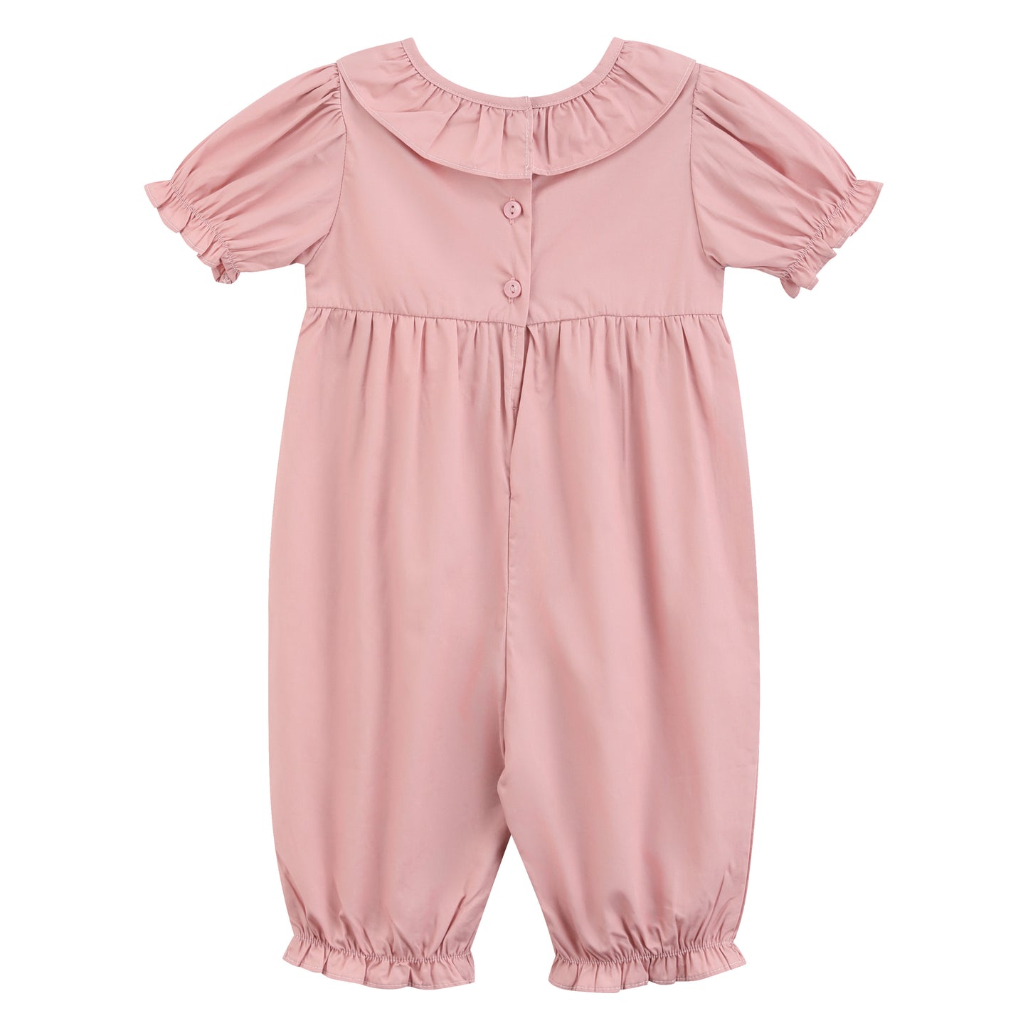 Heritage Rose Ruffle Smocked Playsuit