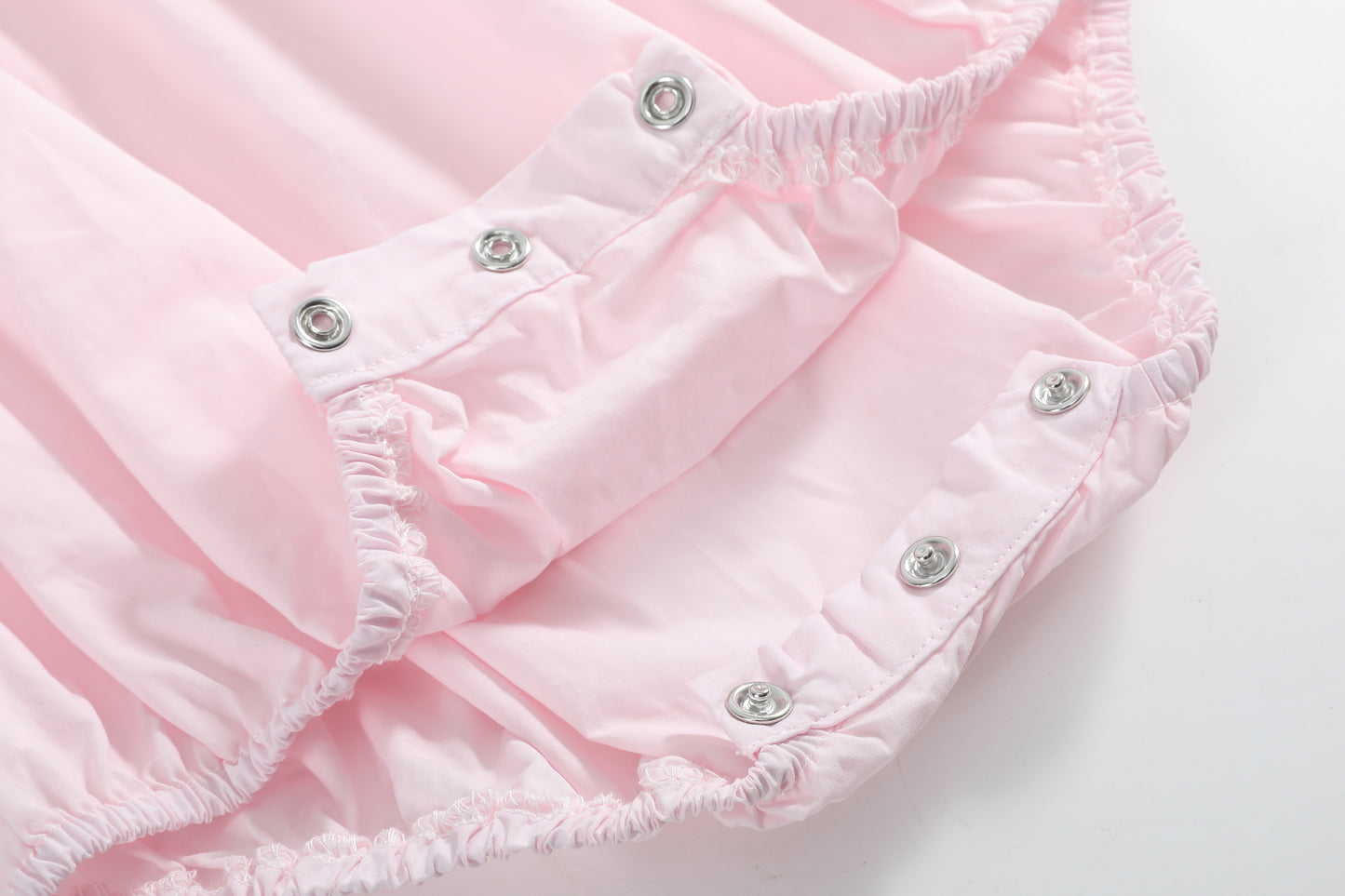 Pink Christmas Smocked Romper