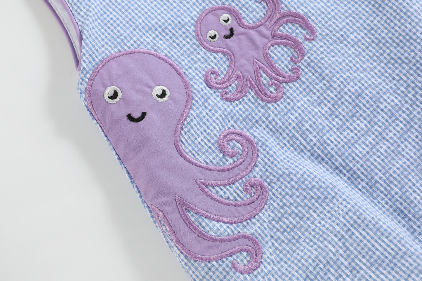 Blue Octopus Romper