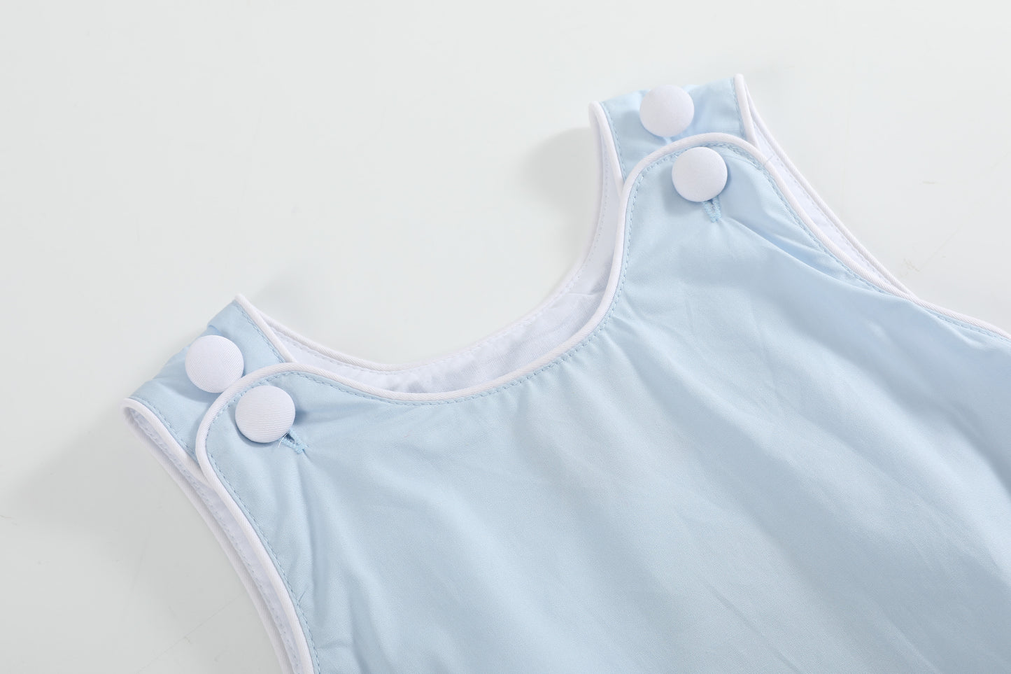 Classic Light Blue Bubble Romper