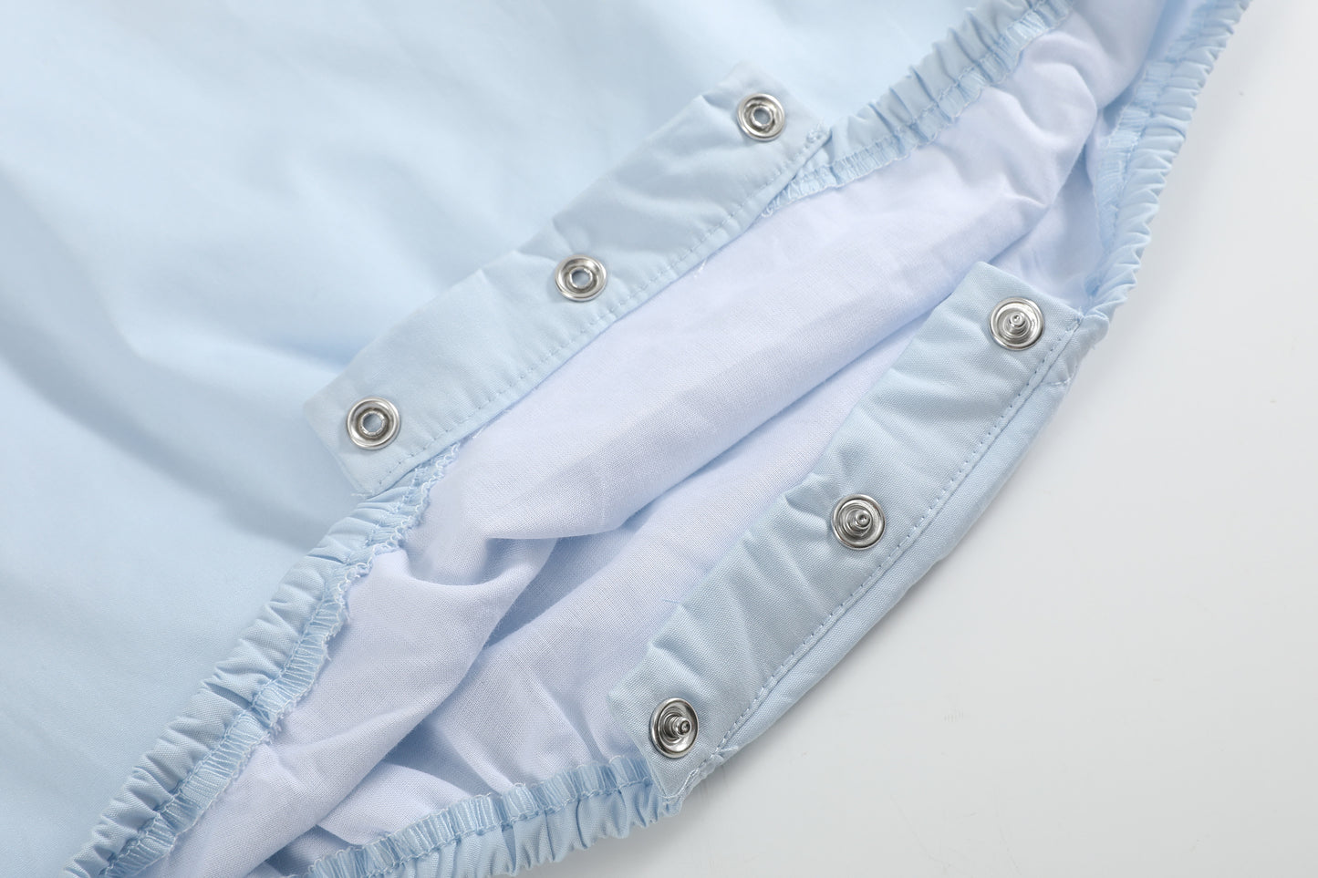 Classic Light Blue Bubble Romper