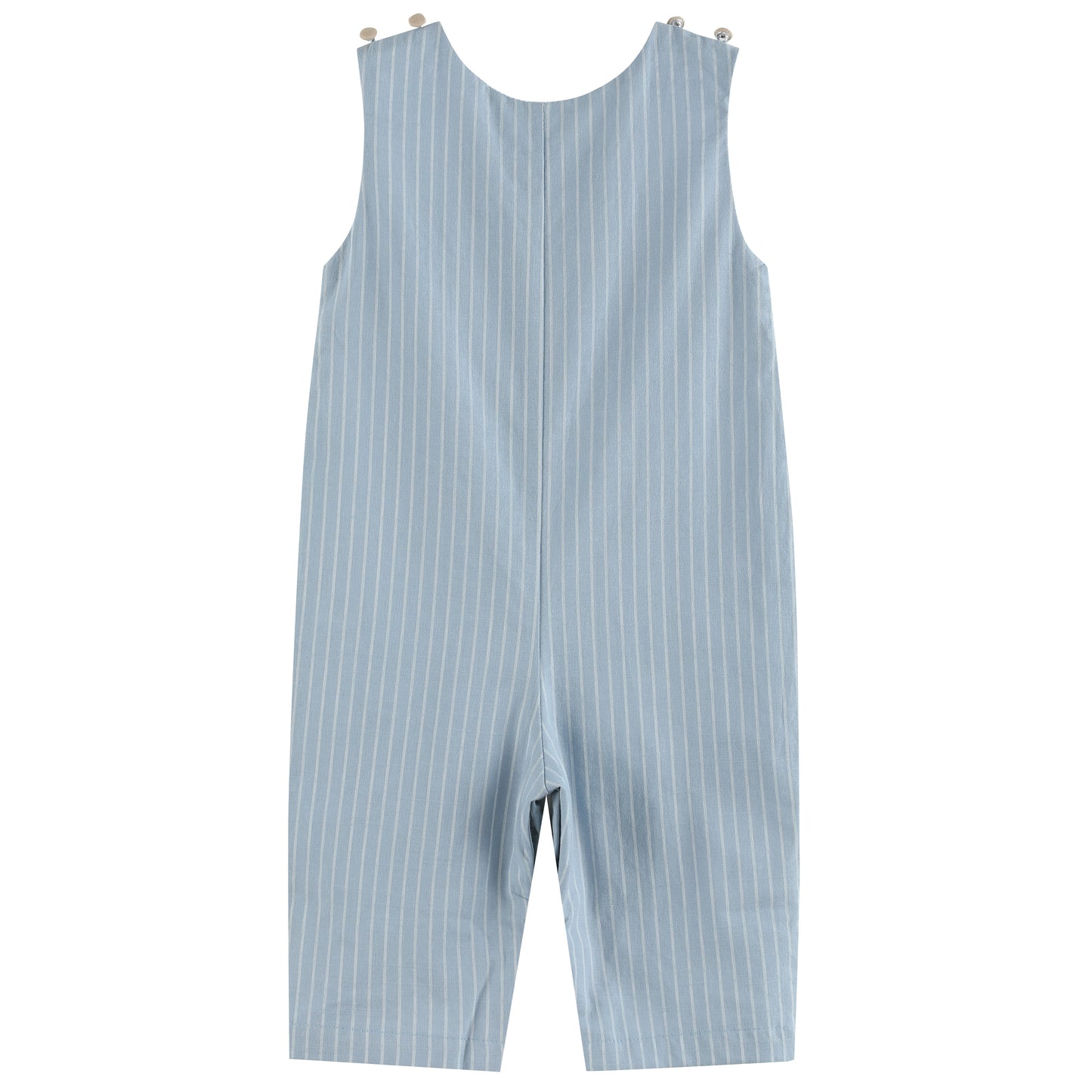 Light Blue Puppy Smocked Overalls