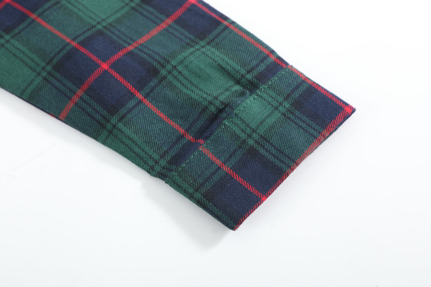 Blue, Green Red Plaid Dress Shirt