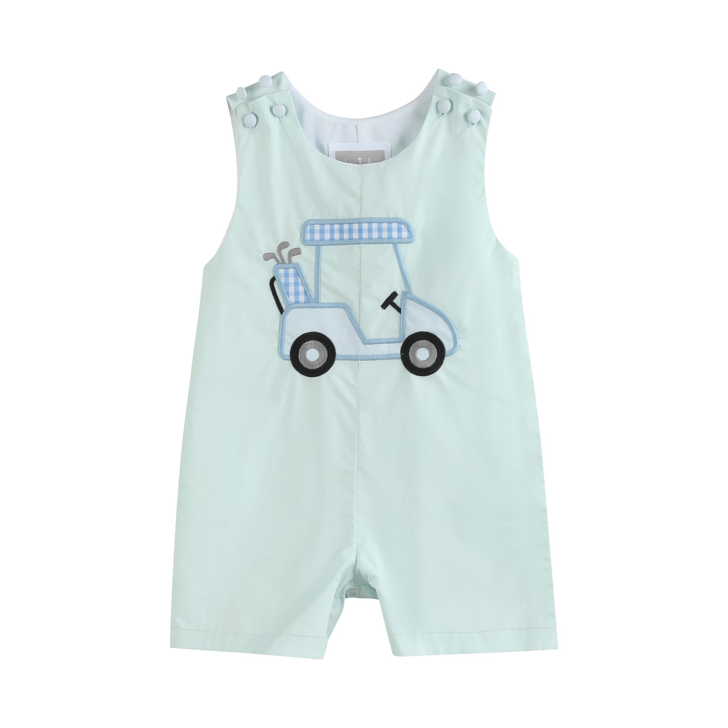 Misty Blue Golf Shortalls
