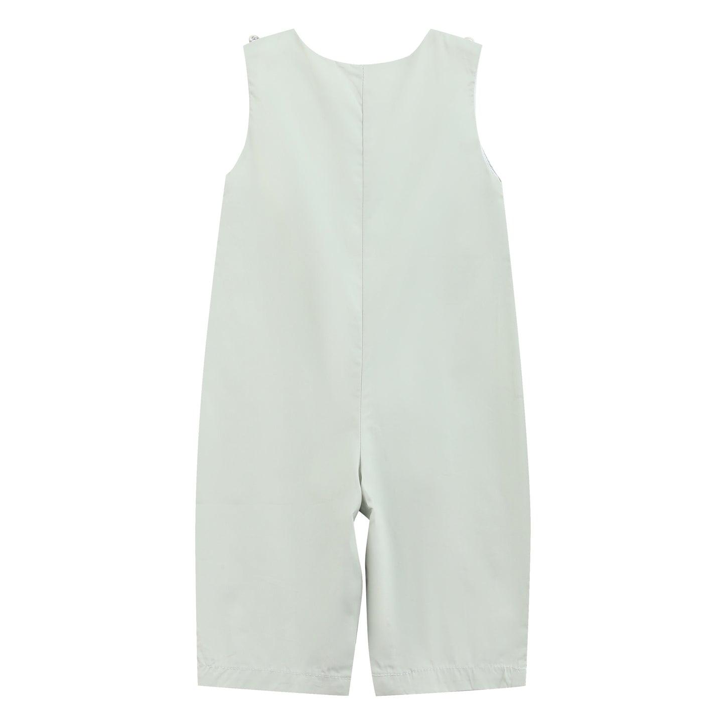 Sage Green Puppy Dog Smocked Longalls