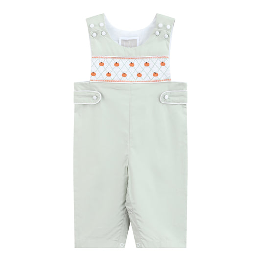Sage Green Pumpkin Smocked Longalls
