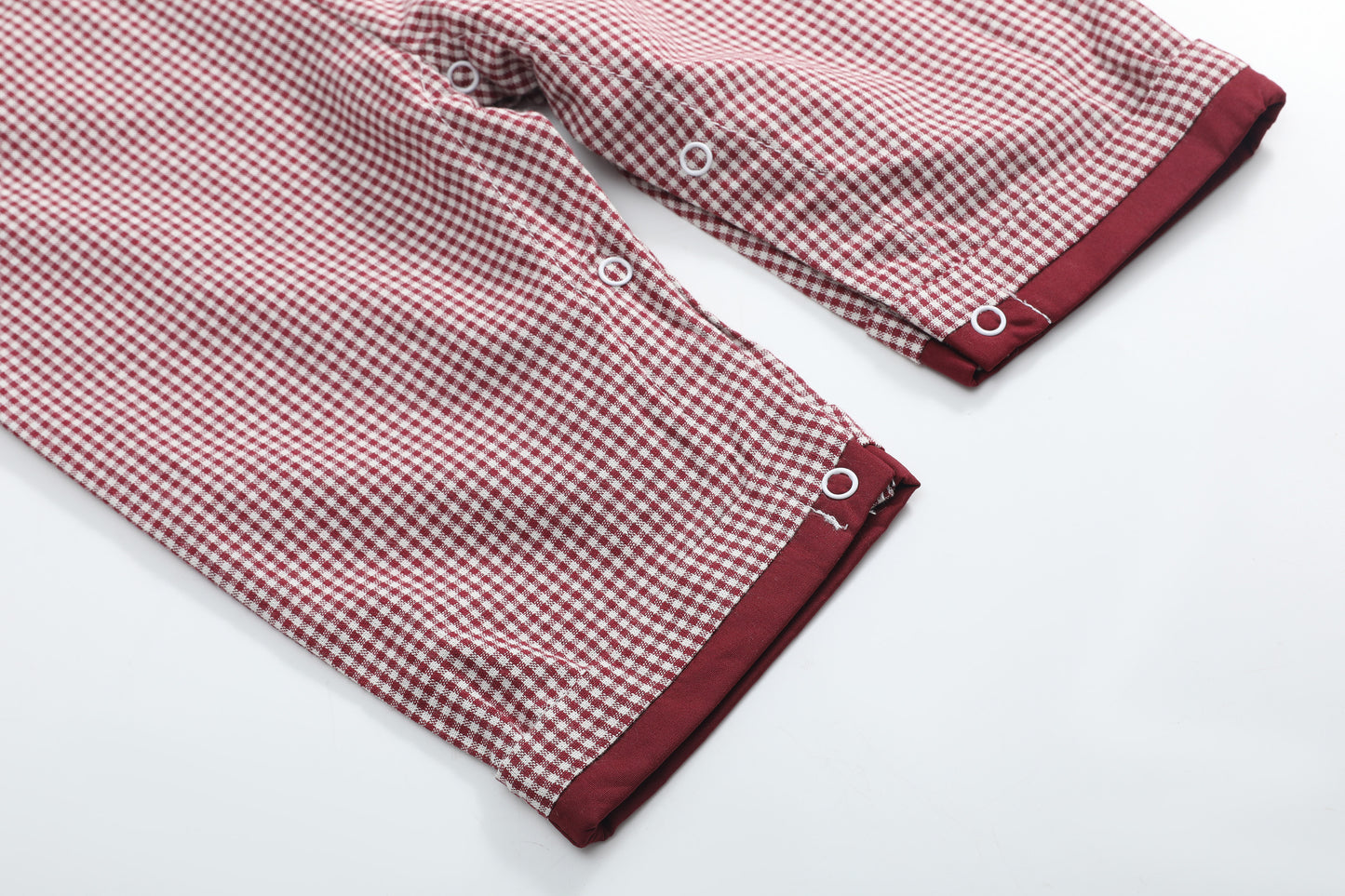 Red and Cream Gingham Farm Longalls