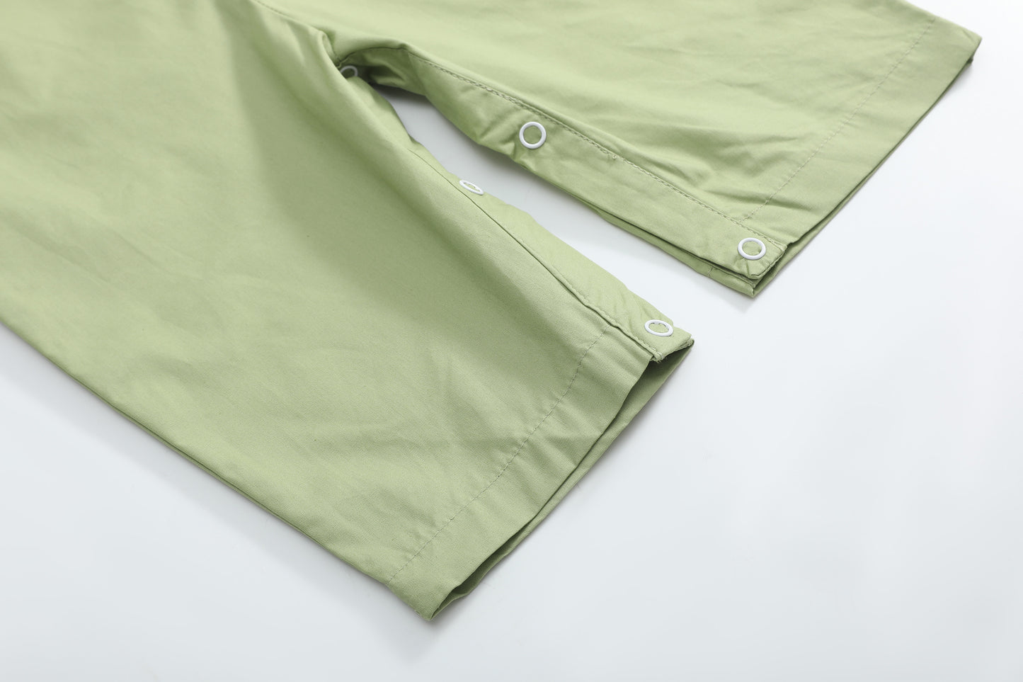 Pistachio Green Mallard Duck Smocked Longalls