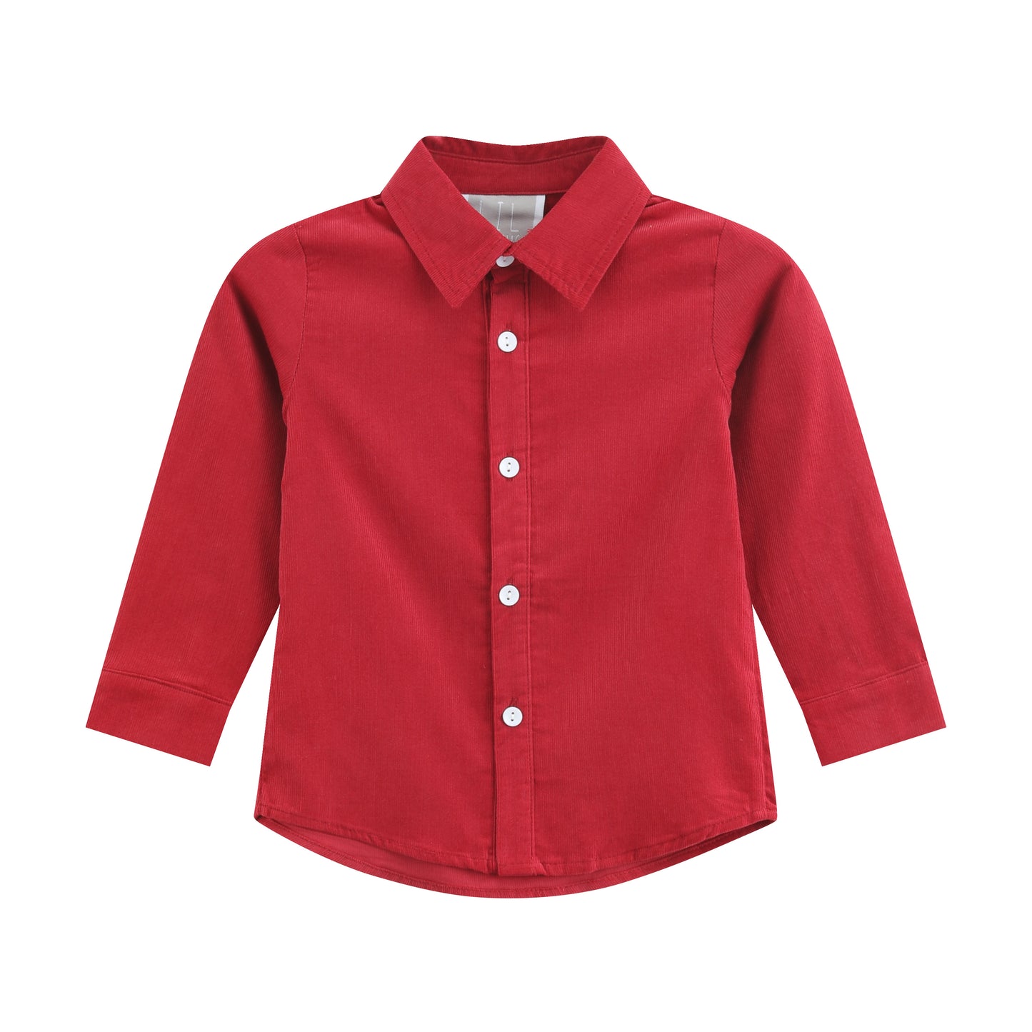 Red Corduroy Dress Shirt