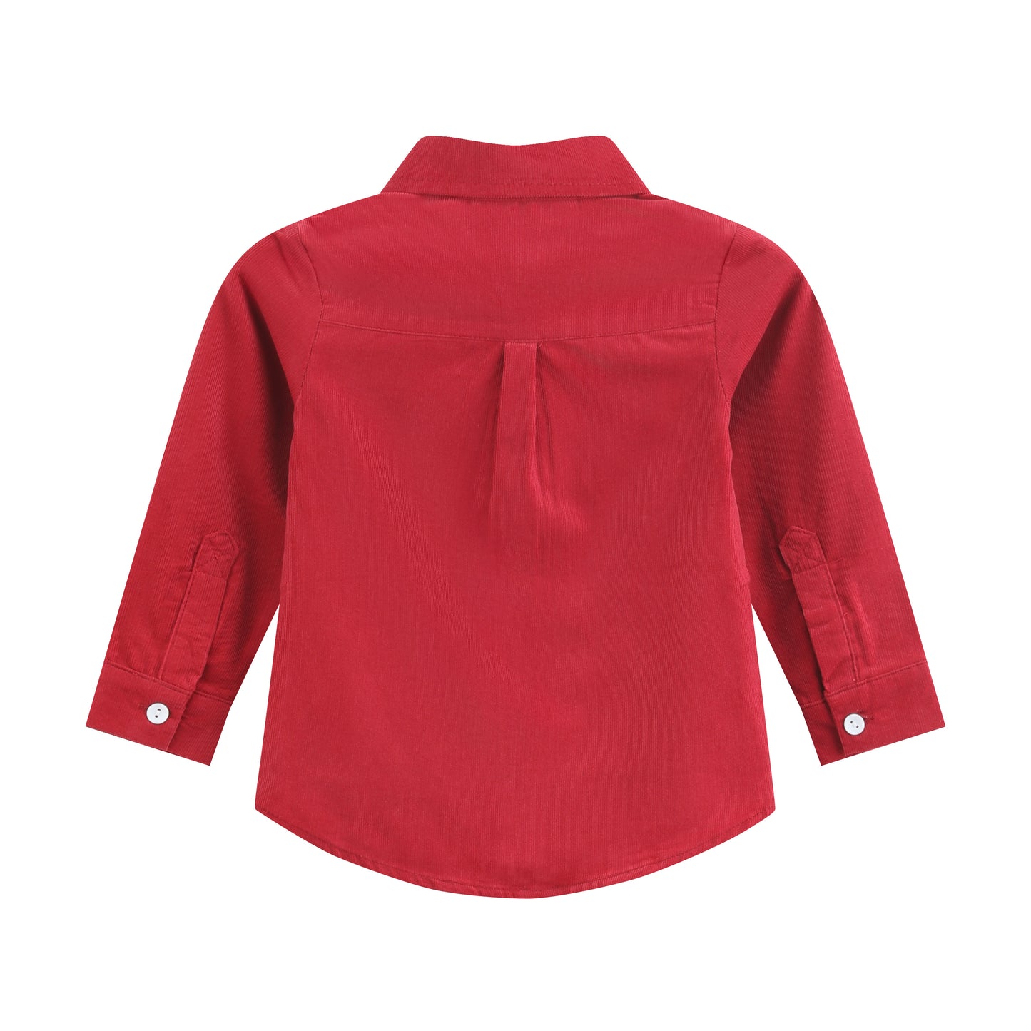 Red Corduroy Dress Shirt