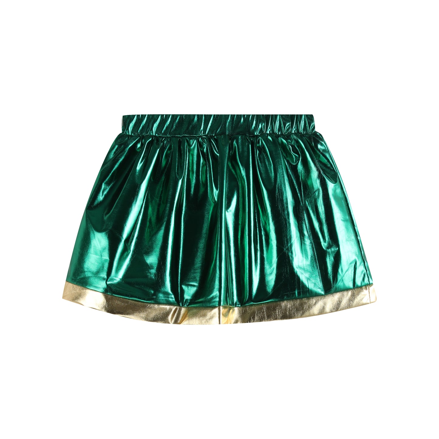 Green and Gold Mardi Gras Skort