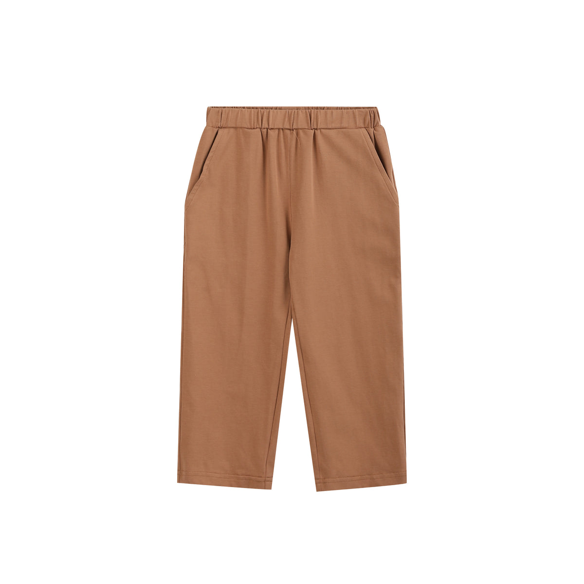 Sand Beige Reindeer Shirt and Brown Pants Set