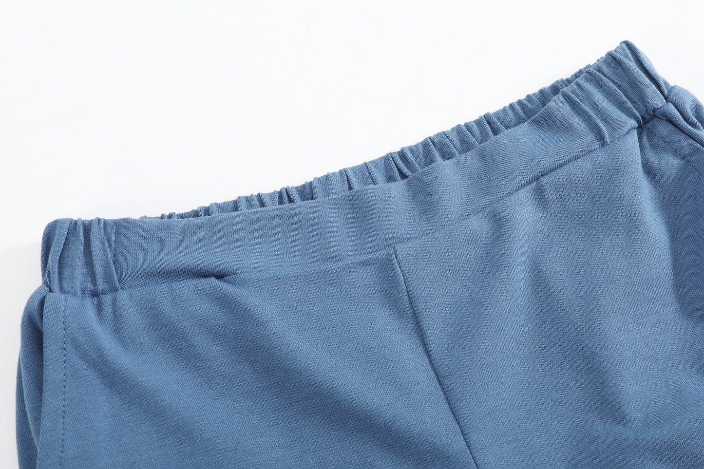 Blue ABC School Shirt and Shorts Set