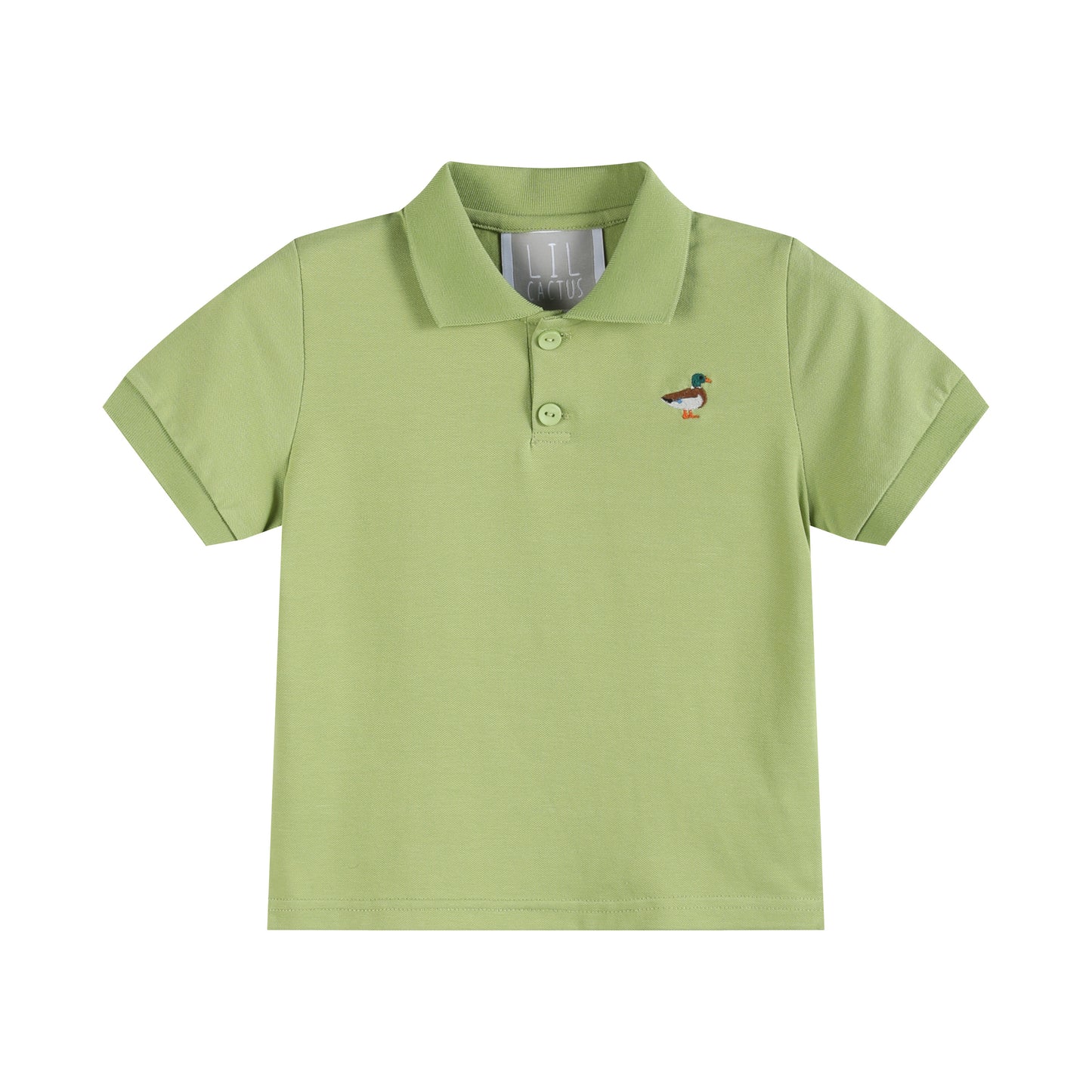 Sage Green Mallard Polo Shirt