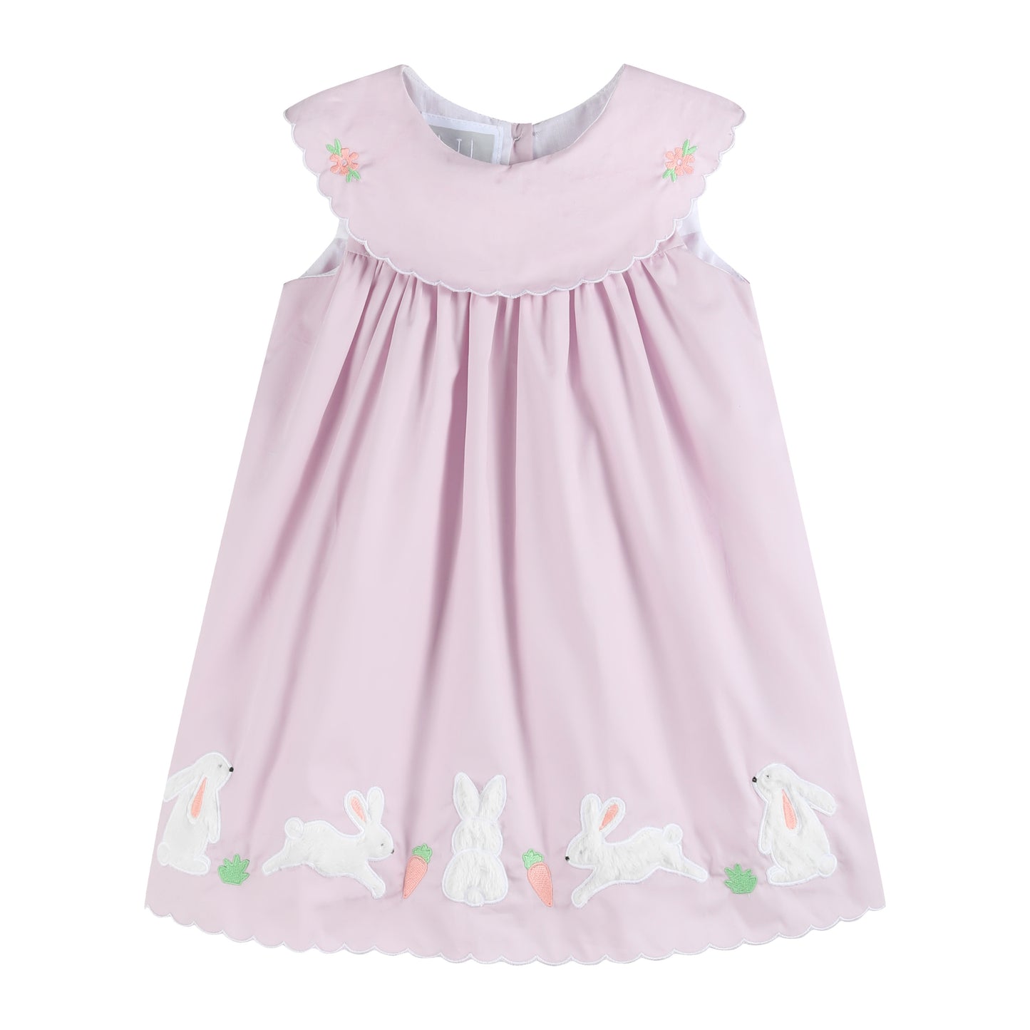 Light Purple Bunny and Flowers Dress