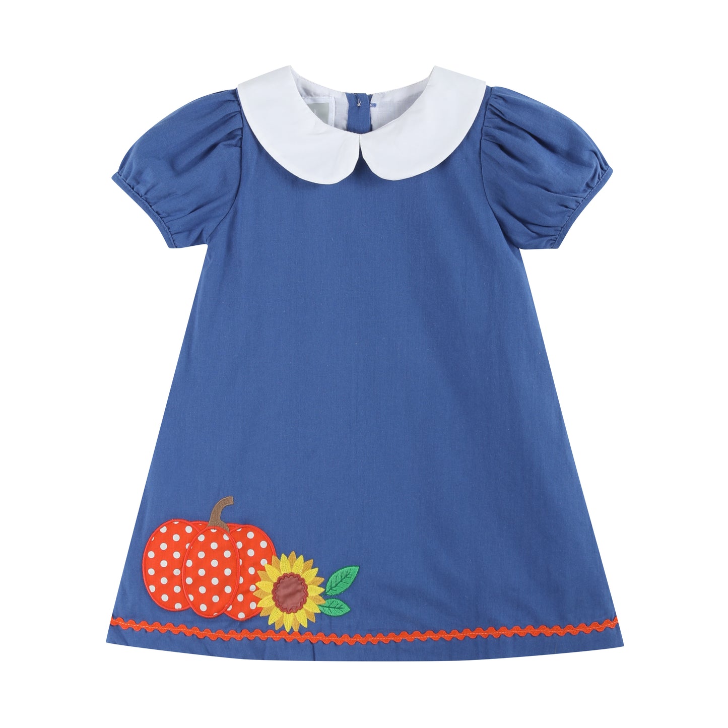 Blue Pumpkin Sunflower Collared Dress