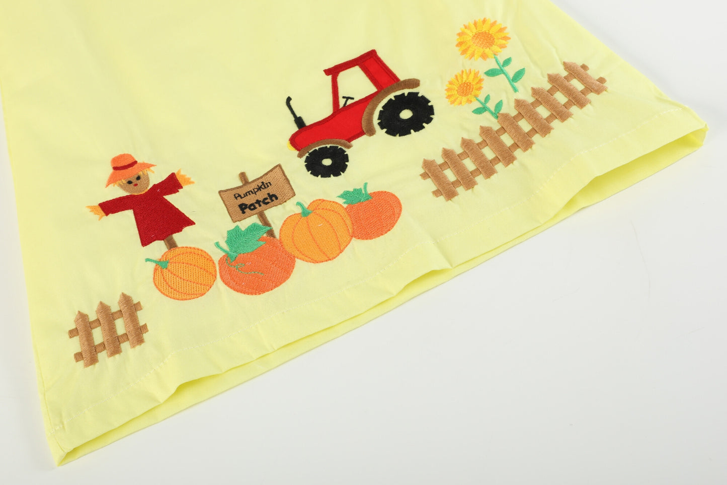 Yellow Pumpkin Patch Bow Dress