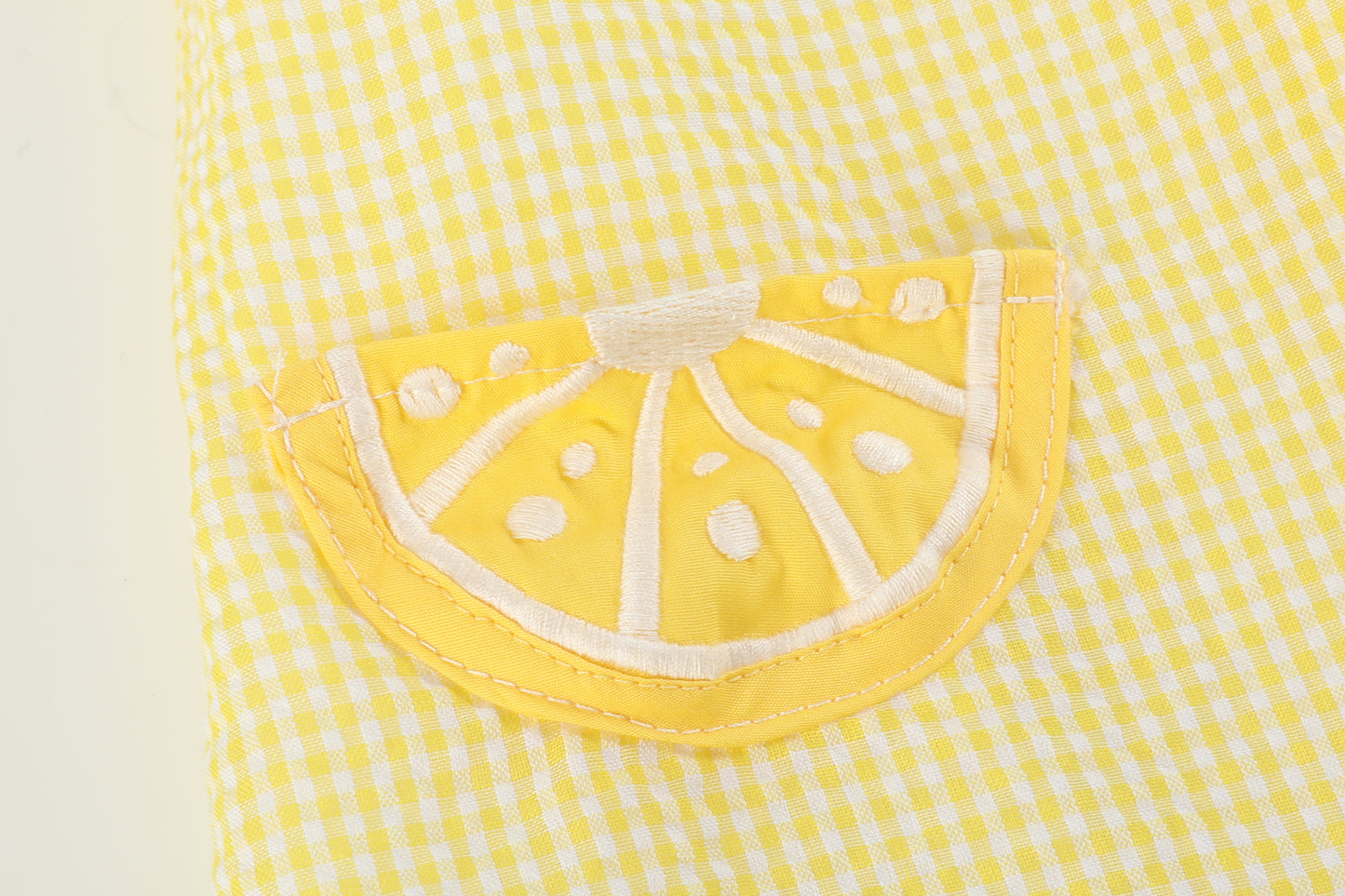 Yellow Lemon Dress and Panty Cover Set