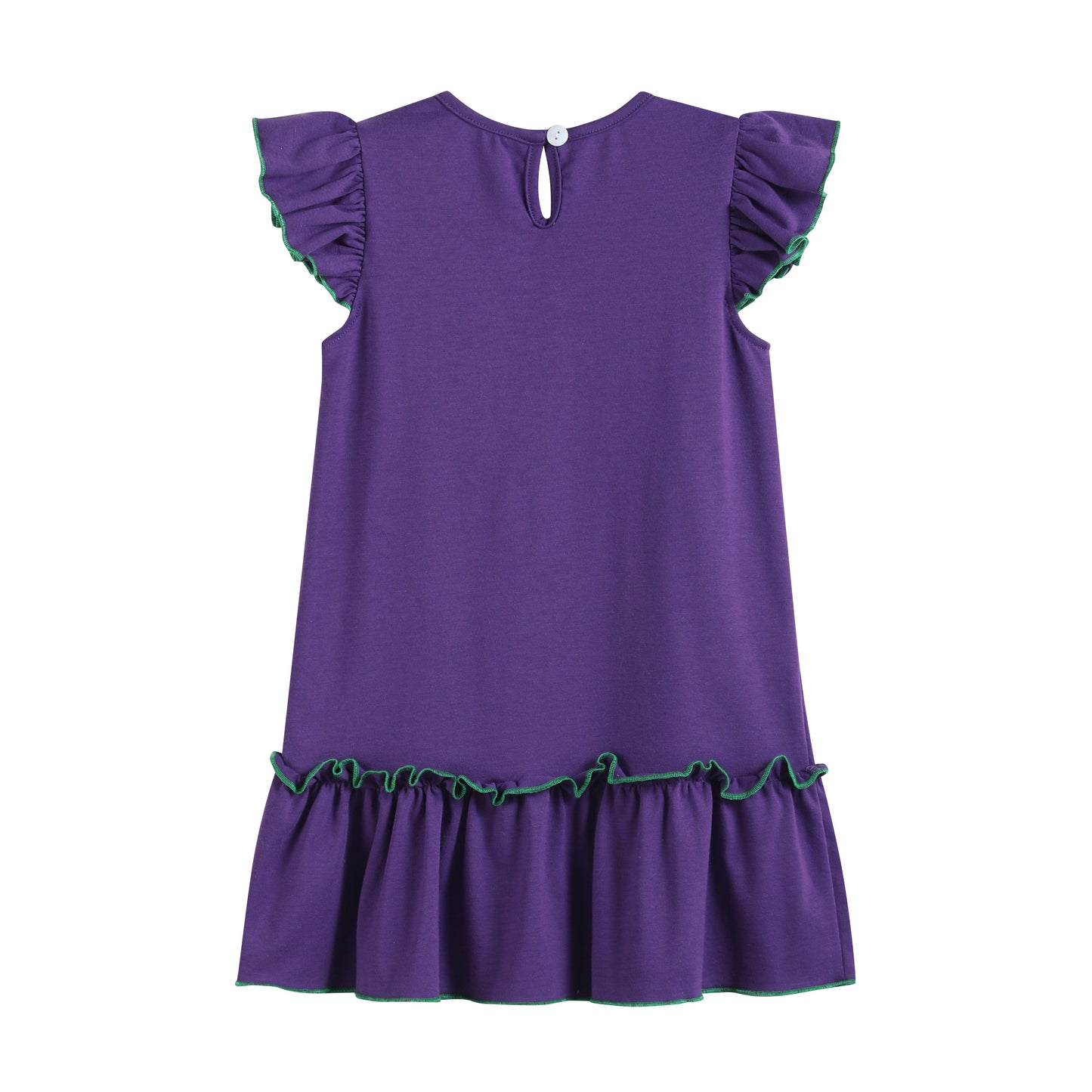 Purple Sequin Beaded Dress