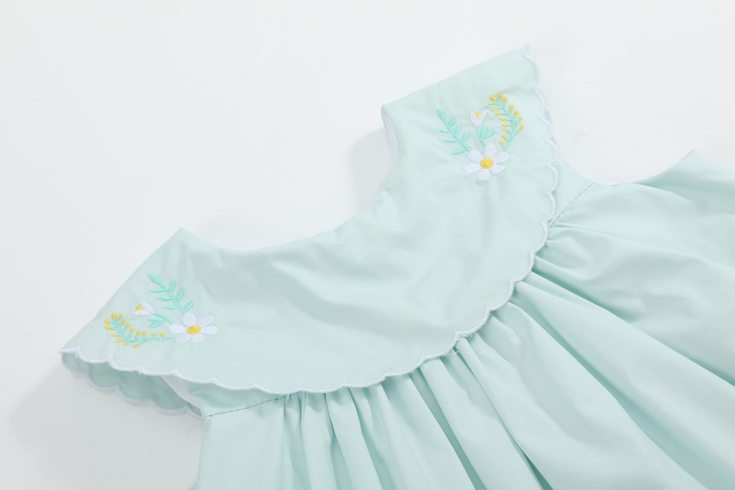 Misty Blue Fuzzy Chickies Dress