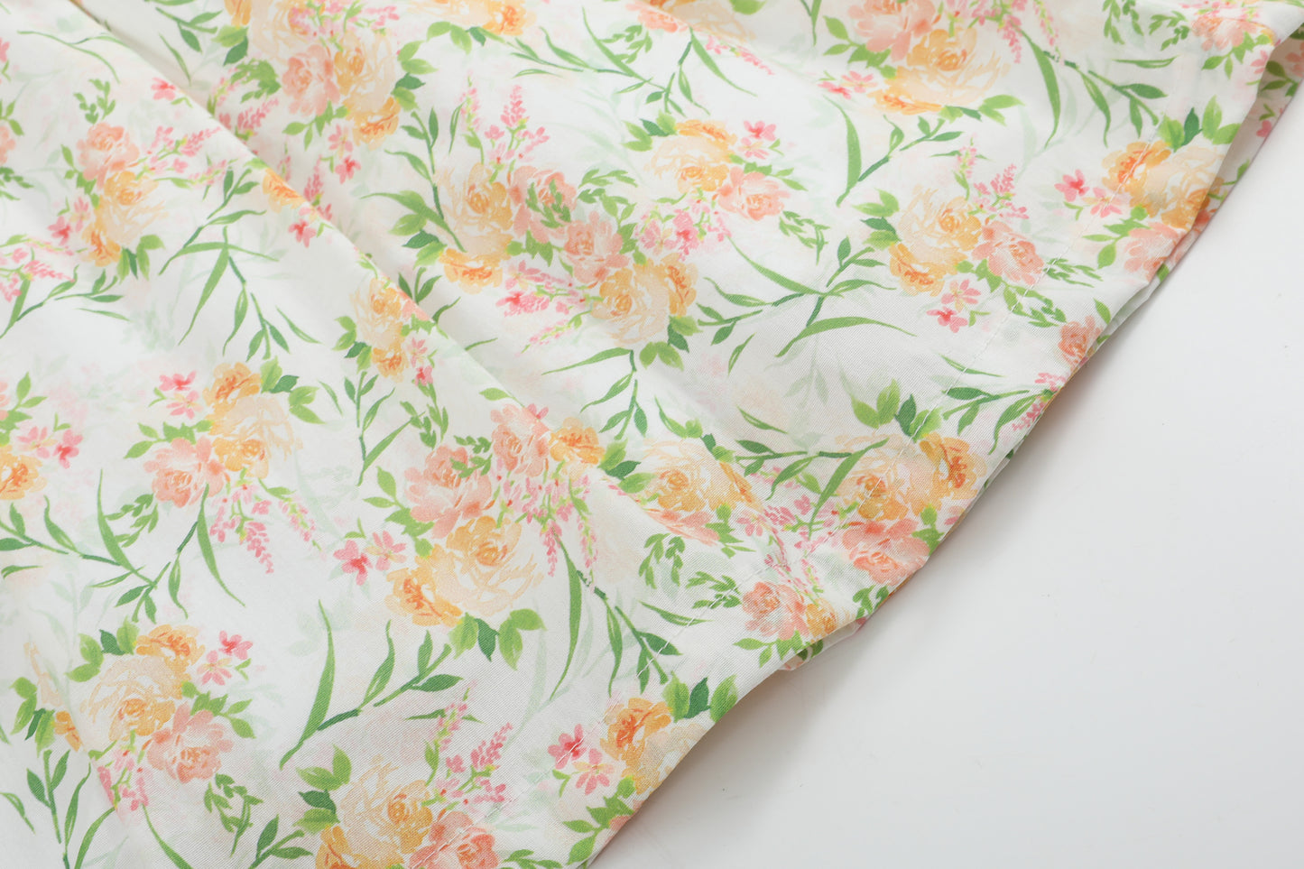 Floral Smocked Collared Dress