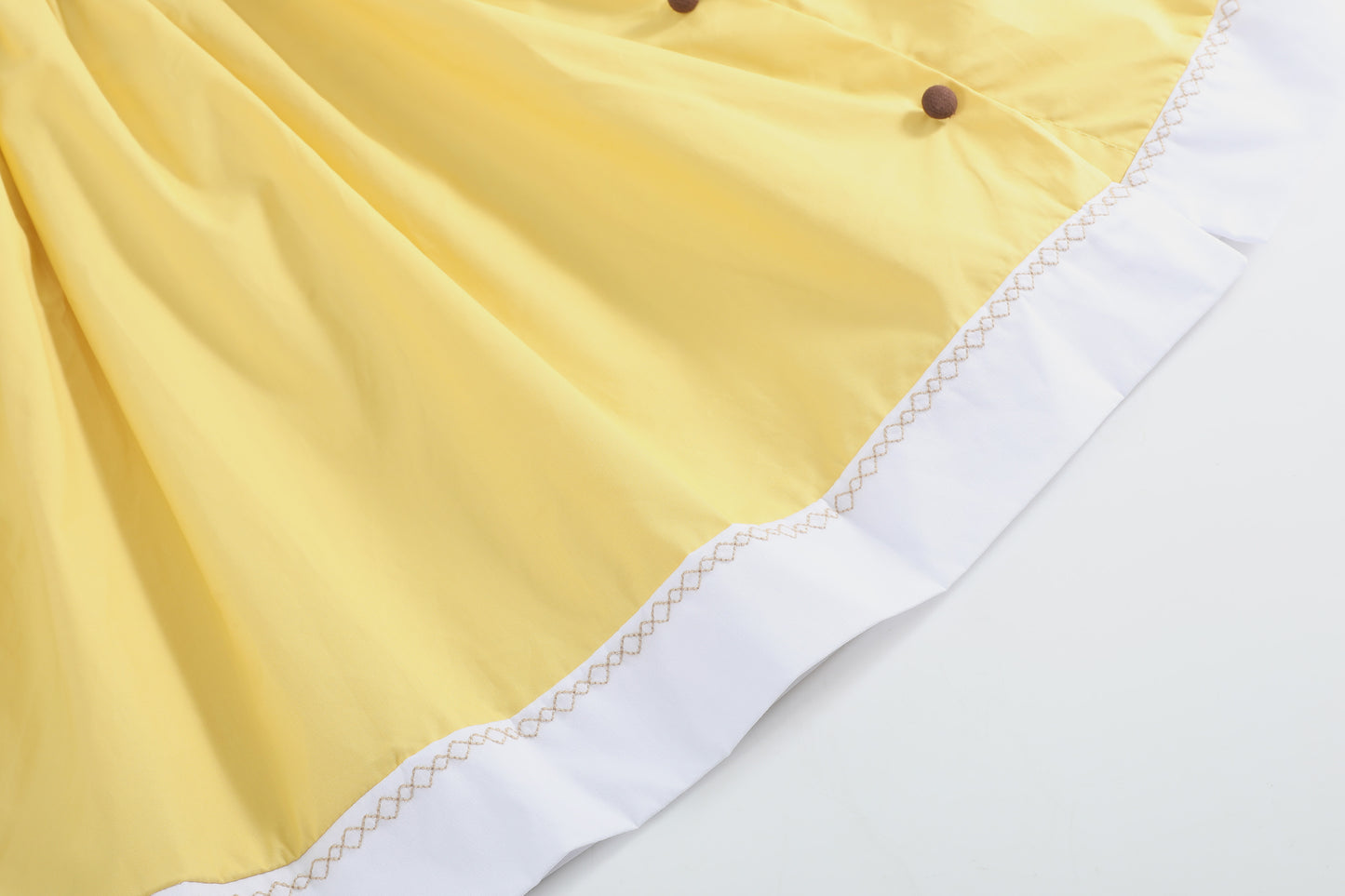 Golden Wheat Pumpkin Collared Dress