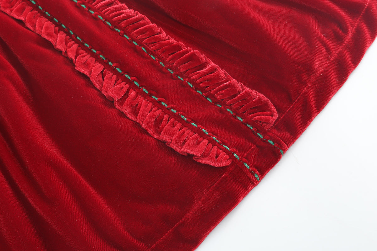 Red Velvet Holiday Dress