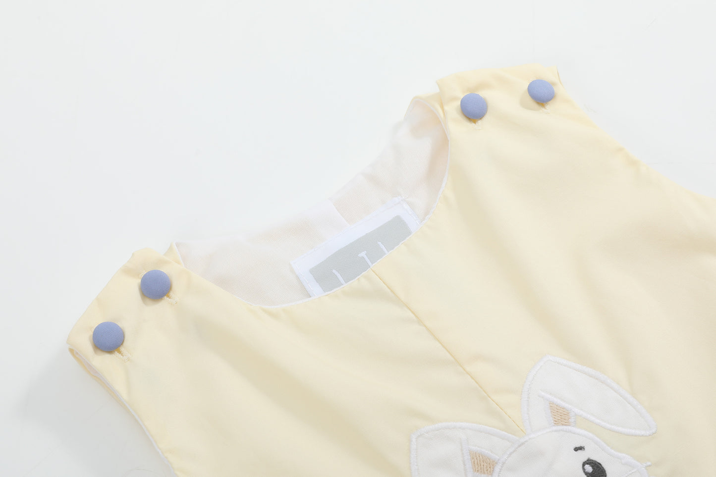Light Yellow Bunny Shortalls